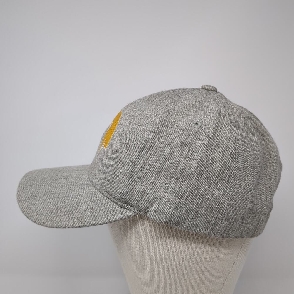 Ptsd Snapback Hat Gray One Size Solid Adjustable … - image 3